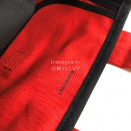 Burberry Red New Cotton Tote Bag