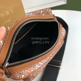 Burberry Orange Nylon Printed Messenger Bag