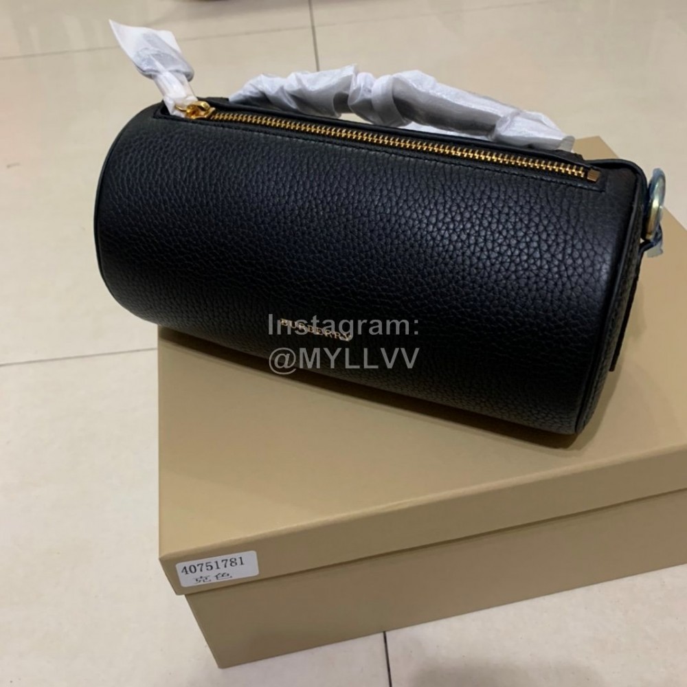 Burberry Black Cylinder Messenger Bag