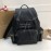 Burberry Black Canvas Military Backpack