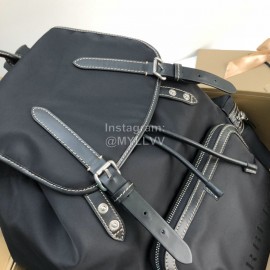 Burberry Black Canvas Military Backpack
