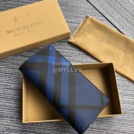 Burberry Blue Stripe Long Wallet