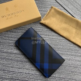 Burberry Blue Stripe Long Wallet