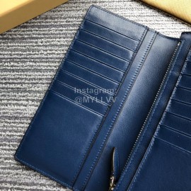 Burberry Blue Stripe Long Wallet
