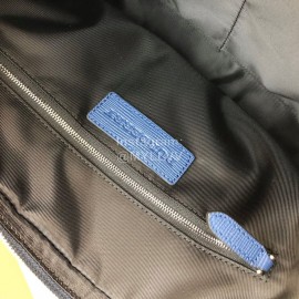 Burberry Blue Stripe Briefcase For Men