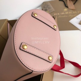 Burberry Pink Calfskin Bucket Bag
