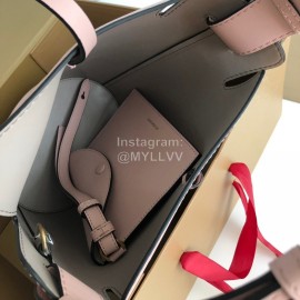 Burberry Pink Calfskin Bucket Bag