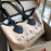 Burberry Jute Printed Large Shopping Bag