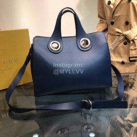 Burberry New Embossed Blue Tote Bag