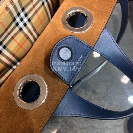 Burberry New Embossed Blue Tote Bag
