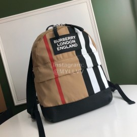 Burberry Stripe Nylon Backpack