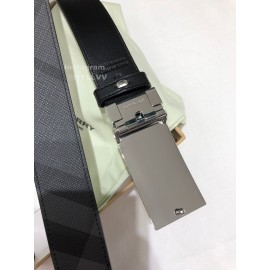 Burberry Fashion Black Leather Buckle 35mm Belts