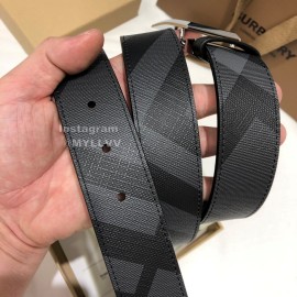 Burberry Fashion Black Leather Buckle 35mm Belts