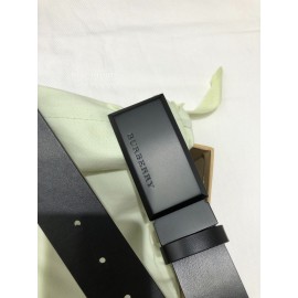 Burberry Fashion Black Leather 35mm Belts