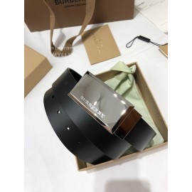 Burberry Fashion Black Leather 35mm Belts