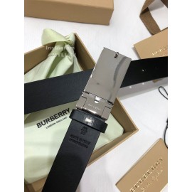 Burberry Fashion Black Leather 35mm Belts