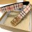 Burberry New Plaid Calf Gold Buckle 35mm Belts For Men