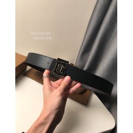 Burberry Black Calf Buckle 40mm New Belts 