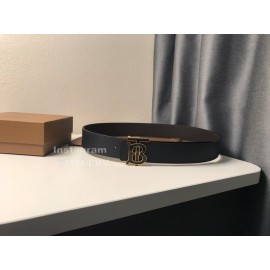 Burberry Black Calf Buckle 40mm New Belts 