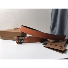 Burberry Brown Calf Buckle 40mm Fashion Belts 