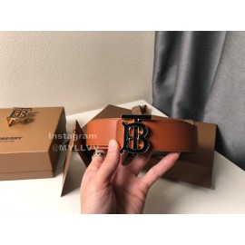 Burberry Brown Calf Buckle 40mm Fashion Belts 