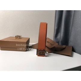Burberry Brown Calf Buckle 40mm Fashion Belts 