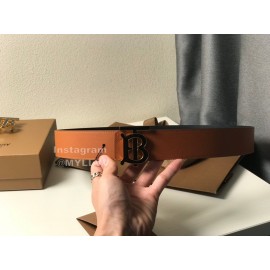 Burberry Brown Calf Buckle 40mm Fashion Belts 