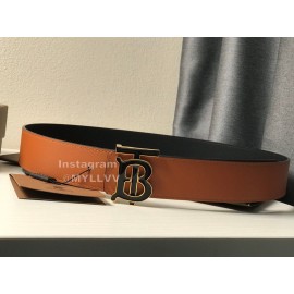 Burberry Brown Calf Buckle 40mm Fashion Belts 