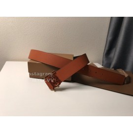 Burberry Brown Calf Buckle 40mm New Belts 