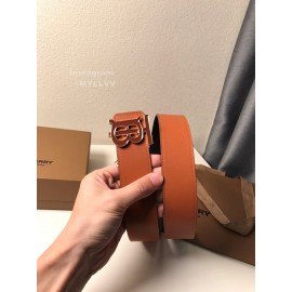 Burberry Brown Calf Buckle 40mm New Belts 