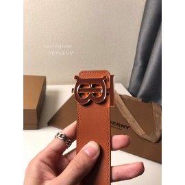 Burberry Brown Calf Buckle 40mm New Belts 