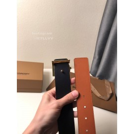 Burberry Brown Calf Buckle 40mm New Belts 