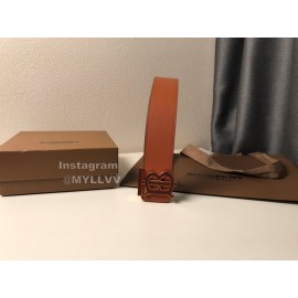 Burberry Brown Calf Buckle 40mm New Belts 