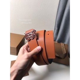 Burberry Brown Calf 40mm Fashion Belts 