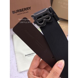 Burberry Fashion Black Leather Black Buckle 40mm Belts