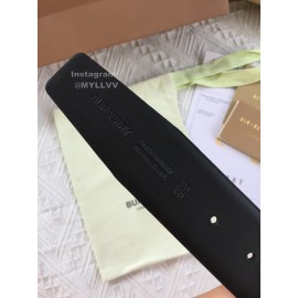 Burberry Fashion Brown Leather Gold Buckle 40mm Belts