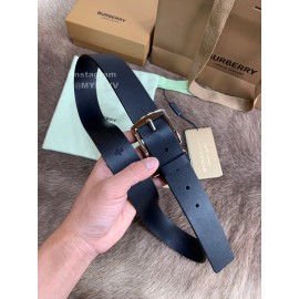 Burberry Letter Leather Needle Buckle 40mm Belts