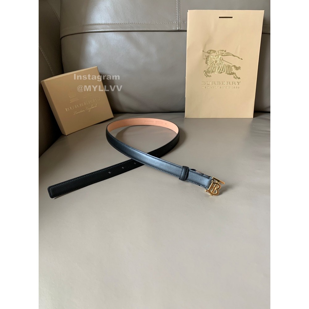 Burberry Fashion Calf Gold Buckle 20mm Belts For Women