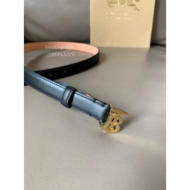 Burberry Fashion Calf Gold Buckle 20mm Belts For Women