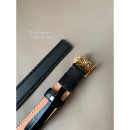 Burberry Fashion Calf Gold Buckle 20mm Belts For Women