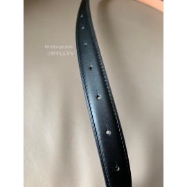 Burberry Fashion Calf Gold Buckle 20mm Belts For Women