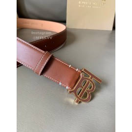 Burberry Fashion Calf 34mm Belts For Women Brown