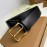 Burberry Letter Printed Black Cowhide Gold Pin Buckle 35mm Belt