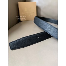 Burberry New Cowhide B Buckle 34mm Belt For Men