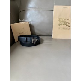 Burberry New Cowhide B Buckle 34mm Belt For Men