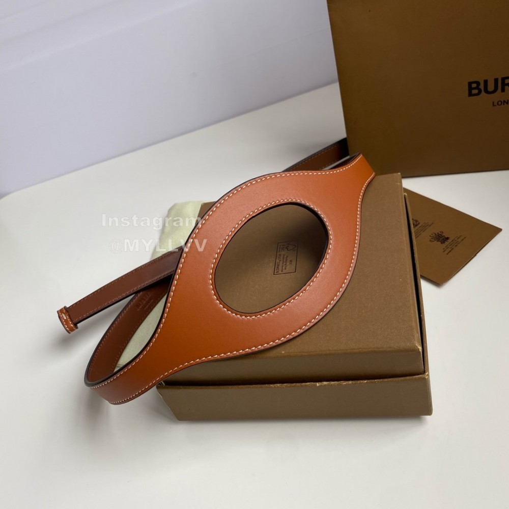 Burberry Soft Lamb Skin 20mm Belt Brown