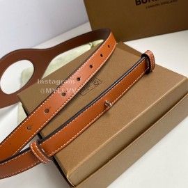 Burberry Soft Lamb Skin 20mm Belt Brown