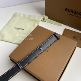 Burberry Soft Lamb Skin 20mm Belt Black