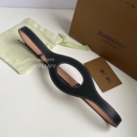 Burberry Soft Lamb Skin 20mm Belt Black