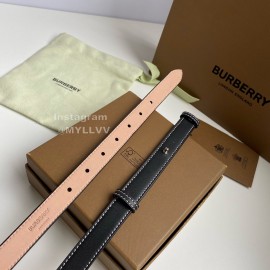 Burberry Soft Lamb Skin 20mm Belt Black